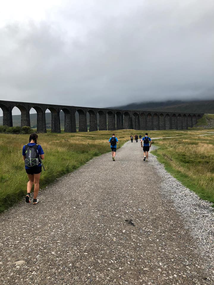 Yorkshire 3 Peaks Challenge Striders by Bridge