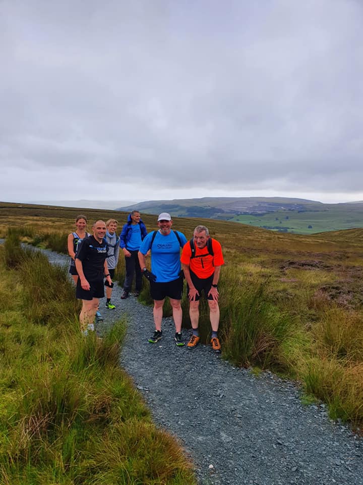 Yorkshire 3 Peaks Challenge Striders group photo